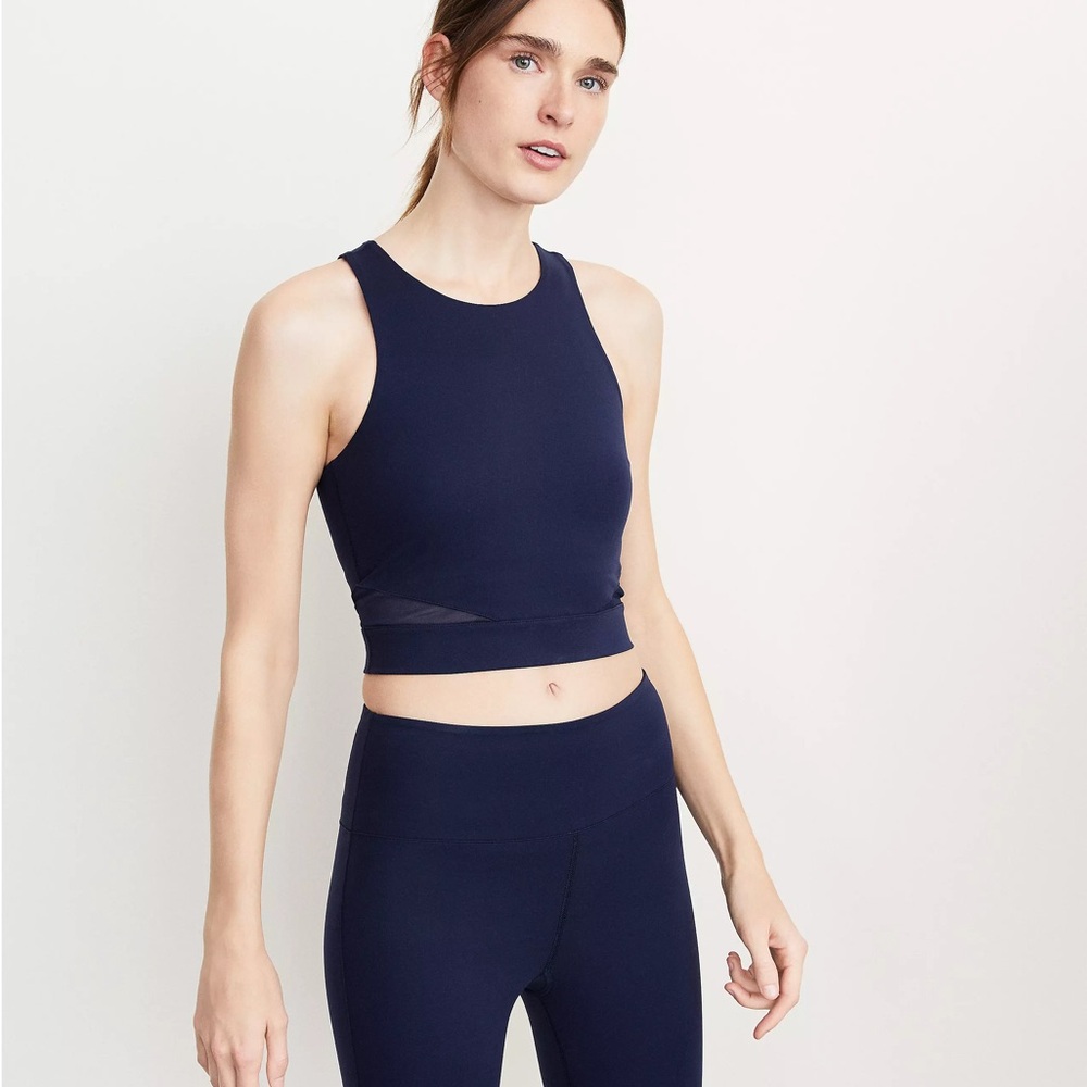 NWT Lou & Grey power mesh Softsculpt bralette